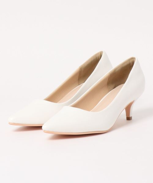 KOBE LETTUCE（コウベレタス）の「ロングノーズポインテッドトゥパンプス（パンプス・レディース・ブラック/ブラック系その他/グレイッシュベージュ/パープル/ピンク/ベージュ系その他/ホワイト/レモンイエロー・S/LL/M/L）」の2枚目の写真