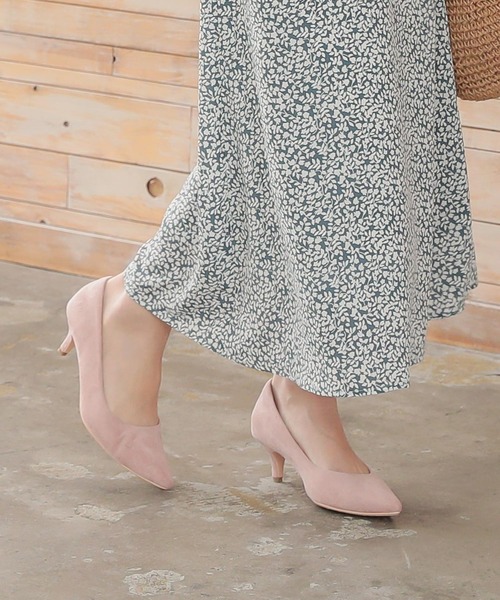 KOBE LETTUCE（コウベレタス）の「ロングノーズポインテッドトゥパンプス（パンプス・レディース・ブラック/ブラック系その他/グレイッシュベージュ/パープル/ピンク/ベージュ系その他/ホワイト/レモンイエロー・S/LL/M/L）」の8枚目の写真