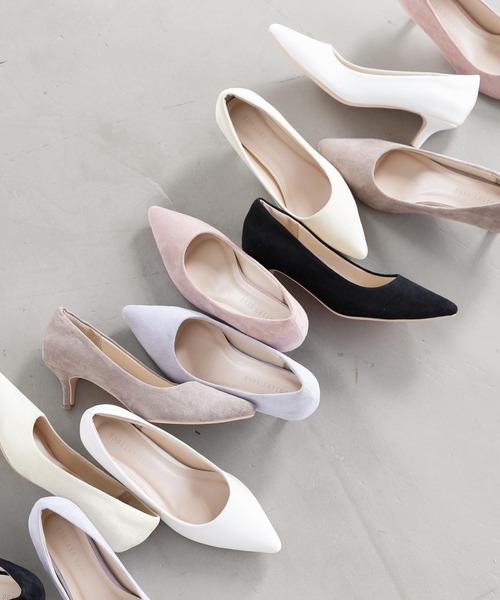 KOBE LETTUCE（コウベレタス）の「ロングノーズポインテッドトゥパンプス（パンプス・レディース・ブラック/ブラック系その他/グレイッシュベージュ/パープル/ピンク/ベージュ系その他/ホワイト/レモンイエロー・S/LL/M/L）」の21枚目の写真