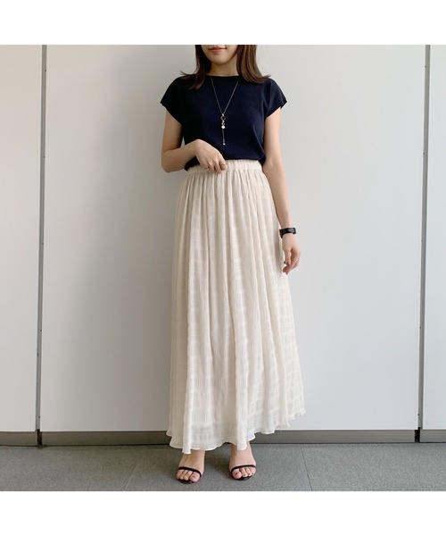 LOUNGEDRESS(ラウンジドレス)の「フレンチバックZIPニット(ニット/セーター・レディース・ネイビー/ライトベージュ/オレンジ・FREE)」の20枚目の写真