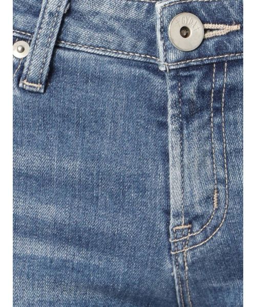 GYDA（ジェイダ）の「SIDE KNEE RIPPED スリットスキニーデニムパンツ 