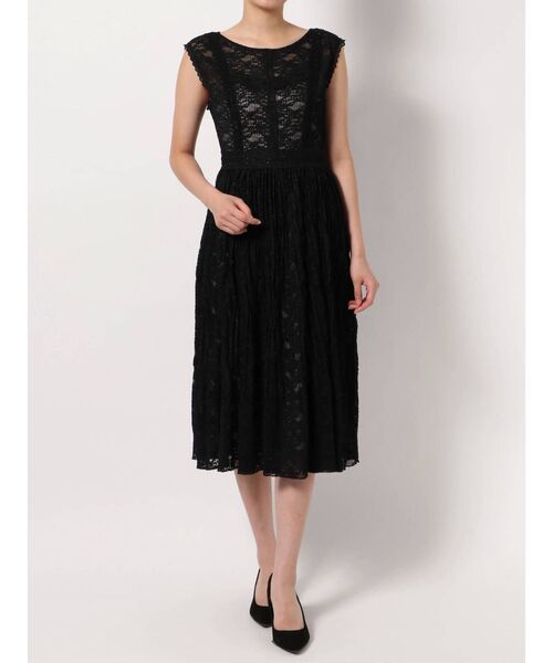 Mercuryduo マーキュリーデュオ のファッション ドレス セール レースワッシャープリーツドレス ドレス