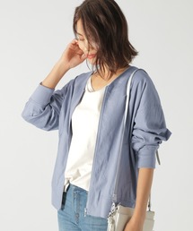 リネンZIPブルゾン