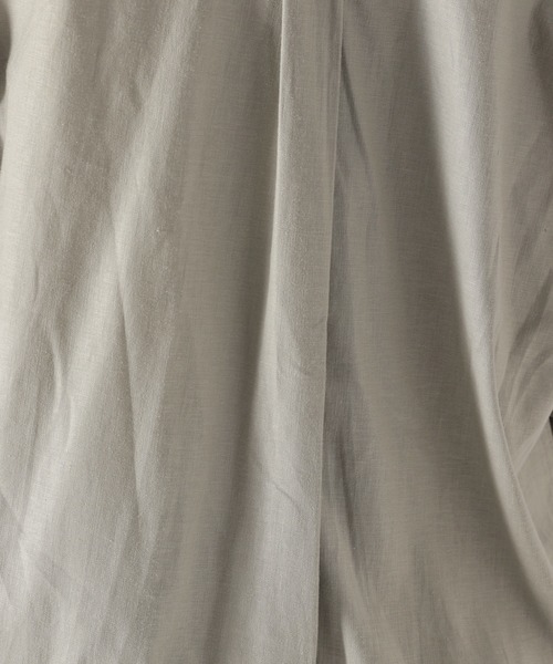 BAYFLOW(ベイフロー)の「リネンZIPブルゾン(ブルゾン・レディース・ライトブルー/カーキ/ベージュ・SMALL/MEDIUM)」の18枚目の写真