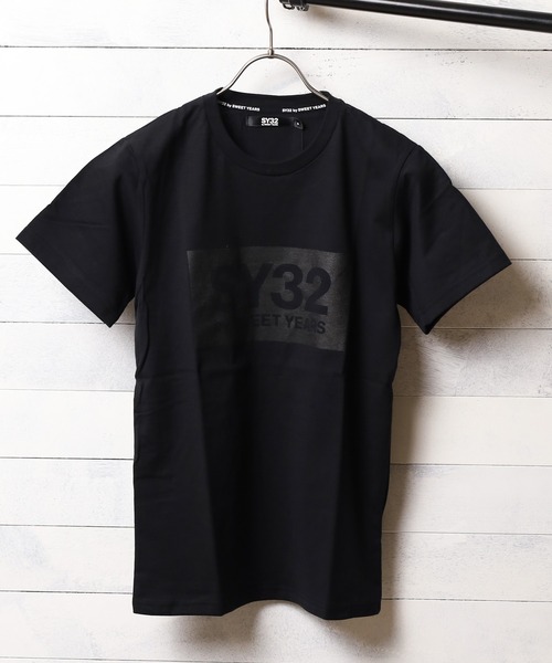 セール】『SY32 by SWEET YEARS』BOXロゴT（Tシャツ/カットソー