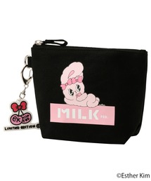 MILKFED ラニー ポーチ SALE】コラボ ミルクフェド MILKFED. ラニー ウサギ ミニポーチ