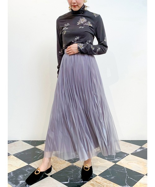 LILY BROWN（リリーブラウン）の「フラワーカットトップス（T