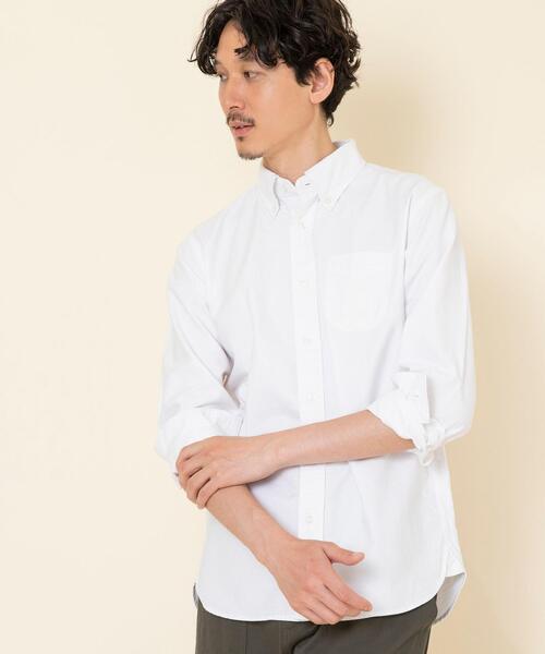 coen(コーエン)の「テキサスコットンオックスフォードボタンダウンシャツ#(シャツ/ブラウス・メンズ・ケリー/コバルトブルー/グレー/ホワイト・X-LARGE/LARGE/SMALL/MEDIUM)」の6枚目の写真