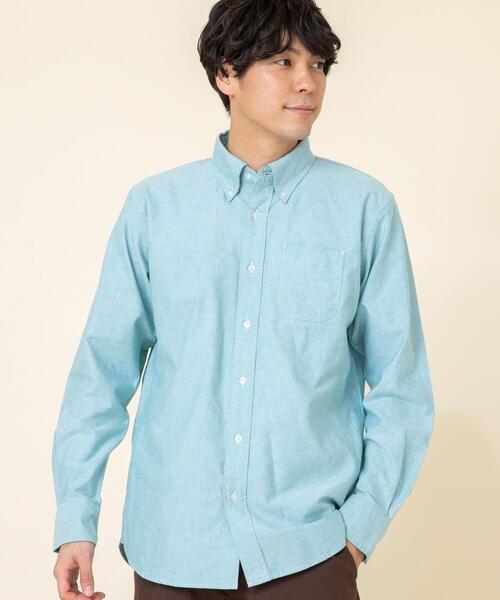 coen(コーエン)の「テキサスコットンオックスフォードボタンダウンシャツ#(シャツ/ブラウス・メンズ・ケリー/コバルトブルー/グレー/ホワイト・X-LARGE/LARGE/SMALL/MEDIUM)」の20枚目の写真