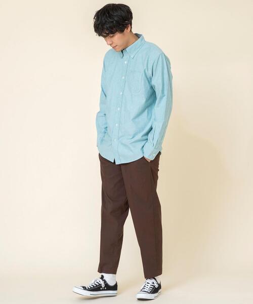 coen(コーエン)の「テキサスコットンオックスフォードボタンダウンシャツ#(シャツ/ブラウス・メンズ・ケリー/コバルトブルー/グレー/ホワイト・X-LARGE/LARGE/SMALL/MEDIUM)」の19枚目の写真