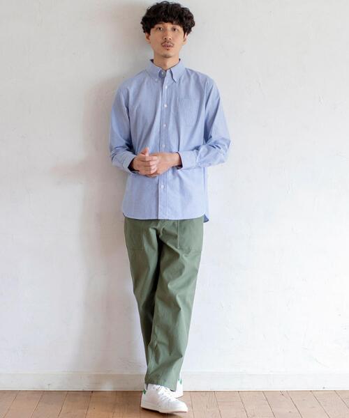 coen(コーエン)の「テキサスコットンオックスフォードボタンダウンシャツ#(シャツ/ブラウス・メンズ・ケリー/コバルトブルー/グレー/ホワイト・X-LARGE/LARGE/SMALL/MEDIUM)」の13枚目の写真