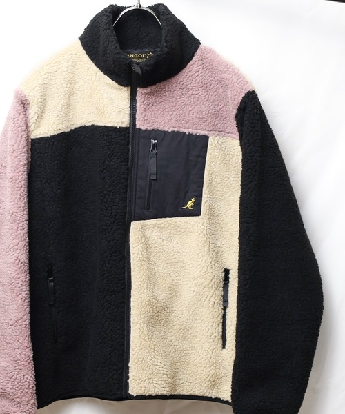 KANGOL(カンゴール)の「《KANGOL/カンゴール》ハイネック ボアジップジャケット(ブルゾン・レディース・ホワイト/ブラック/ベージュ/モカ/その他/ダークグリーン/その他3/ライトパープル/その他4・LARGE/MEDIUM/X-LARGE)」の8枚目の写真