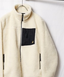 KANGOL（カンゴール）の「《KANGOL/カンゴール》ハイネック　ボアジップジャケット（ブルゾン）」