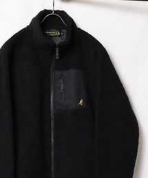 《KANGOL/カンゴール》ハイネック ボアジップジャケット