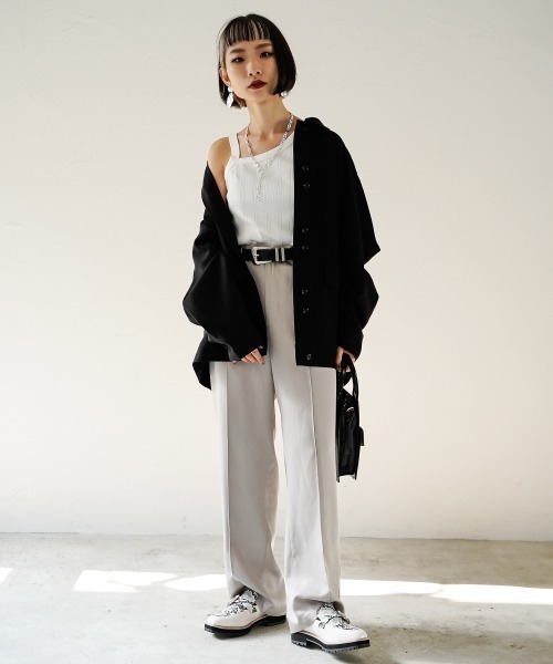 PAGEBOY（ページボーイ）の「クリアミリタリージャケット（ミリタリージャケット・レディース・ブラック/オリーブ/グレイッシュベージュ・FREE）」の7枚目の写真