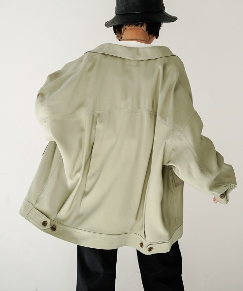 PAGEBOY（ページボーイ）の「クリアミリタリージャケット（ミリタリージャケット・レディース・ブラック/オリーブ/グレイッシュベージュ・FREE）」の14枚目の写真