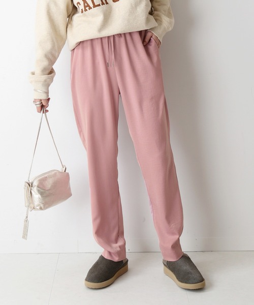 JOURNAL STANDARD relume(ジャーナルスタンダード レリューム)の「サテンドロストイージーパンツ◆(その他パンツ・レディース・ピンク/グリーン・38/36)」の4枚目の写真