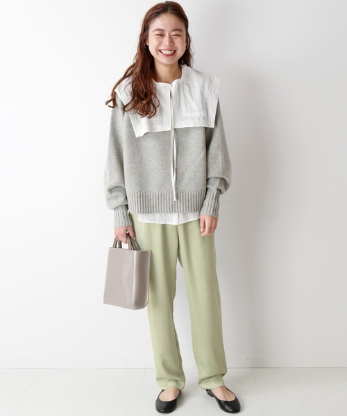 JOURNAL STANDARD relume(ジャーナルスタンダード レリューム)の「サテンドロストイージーパンツ◆(その他パンツ・レディース・ピンク/グリーン・38/36)」の22枚目の写真