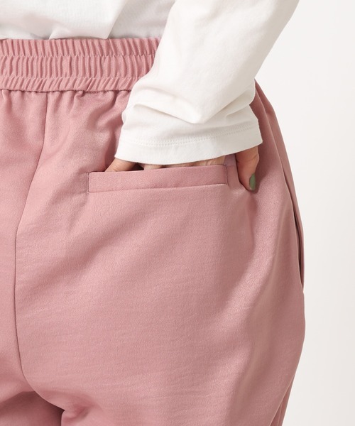 JOURNAL STANDARD relume(ジャーナルスタンダード レリューム)の「サテンドロストイージーパンツ◆(その他パンツ・レディース・ピンク/グリーン・38/36)」の5枚目の写真