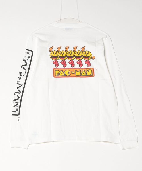 MEDICOM TOY LIFE ENTERTAINMENT(メディコムトイライフエンターテイメント)の「MLE L/S TEE "PAC-MAN"(Tシャツ/カットソー・メンズ・ホワイト/ブラック・LARGE/X-LARGE/MEDIUM/SMALL)」の15枚目の写真