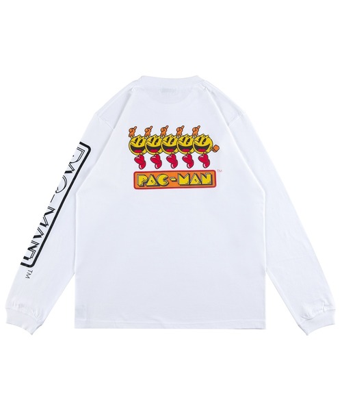 MEDICOM TOY LIFE ENTERTAINMENT(メディコムトイライフエンターテイメント)の「MLE L/S TEE "PAC-MAN"(Tシャツ/カットソー・メンズ・ホワイト/ブラック・LARGE/X-LARGE/MEDIUM/SMALL)」の7枚目の写真