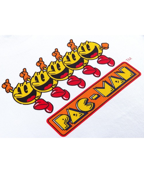 MEDICOM TOY LIFE ENTERTAINMENT(メディコムトイライフエンターテイメント)の「MLE L/S TEE "PAC-MAN"(Tシャツ/カットソー・メンズ・ホワイト/ブラック・LARGE/X-LARGE/MEDIUM/SMALL)」の8枚目の写真