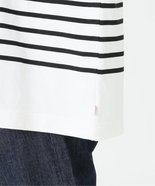 SLOBE IENA(スローブイエナ)の「【TRADITIONAL WETHERWEAR】SLOBE別注 ボーダーロングカットソー【手洗い可】◆(Tシャツ/カットソー・レディース・ホワイト/ブラック/キャメル・FREE)」の19枚目の写真