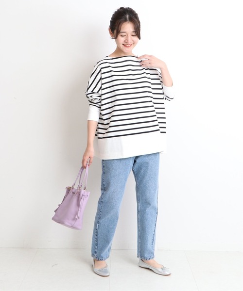 IENA - TRADITIONAL WEATHERWEAR】別注 ボーダーロングカットソー IENA - TRADITIONAL WEATHERWEAR】別注 ボーダーロング