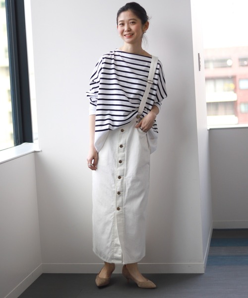 セール】【TRADITIONAL WETHERWEAR】SLOBE別注 ボーダーロング