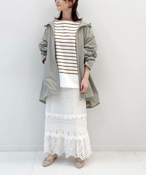 そうしゅんママ*SLOBE IENA*WEATHERWEAR 別注ボーダー セール】【TRADITIONAL WETHERWEAR】SLOBE別注 ボーダーロング