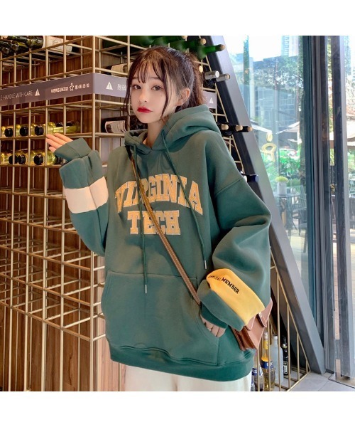 ルーズ シルエット パーカー 韓国 カジュアル 無地 2色 hr1115 ta455p_01.jpg