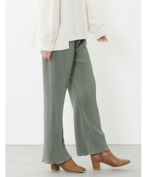 POU DOU DOU(プードゥドゥ)の「プリーツイージーパンツ(その他パンツ・レディース・ブラック/ライトベージュ/ライトブルー/カーキ・3)」の22枚目の写真