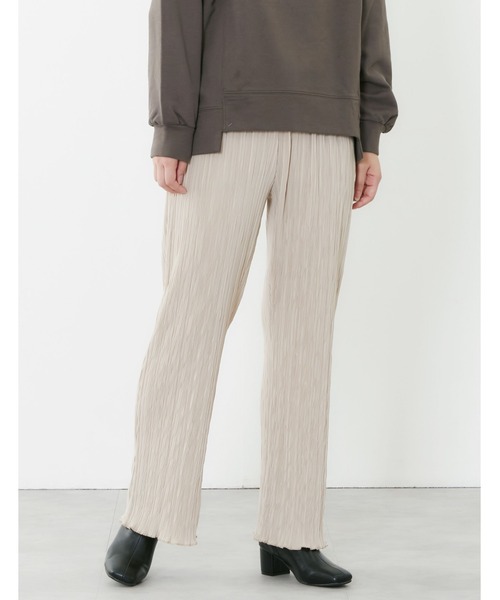 POU DOU DOU(プードゥドゥ)の「プリーツイージーパンツ(その他パンツ・レディース・ブラック/ライトベージュ/ライトブルー/カーキ・3)」の20枚目の写真