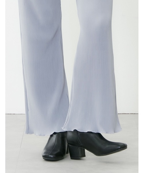 POU DOU DOU(プードゥドゥ)の「プリーツイージーパンツ(その他パンツ・レディース・ブラック/ライトベージュ/ライトブルー/カーキ・3)」の12枚目の写真