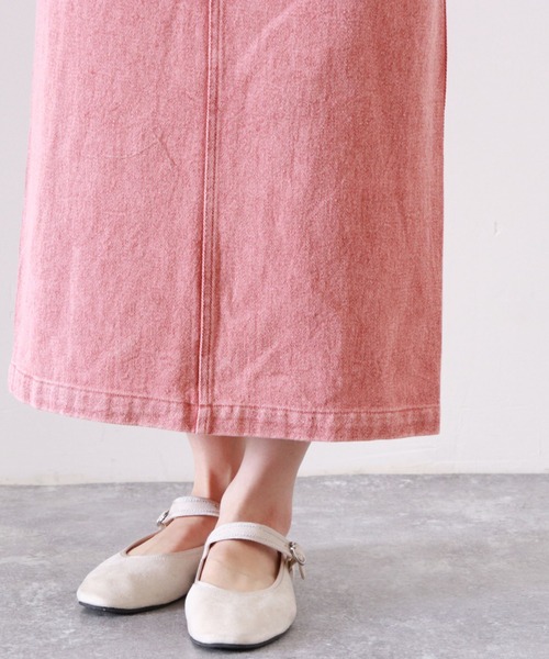 archives（アルシーヴ）の「ハイウエストカラーミディ丈スカート（スカート・レディース・ネイビー/オレンジ/アイボリー/ブラック・MEDIUM）」の22枚目の写真