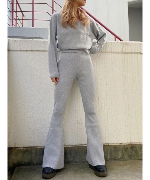 GYDA(ジェイダ)の「2WAYカシュクールリブKT TOPS(ニット/セーター・レディース・グレー/ベージュ/ブラック・FREE)」の10枚目の写真