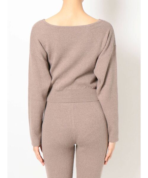 GYDA(ジェイダ)の「2WAYカシュクールリブKT TOPS(ニット/セーター・レディース・グレー/ベージュ/ブラック・FREE)」の19枚目の写真