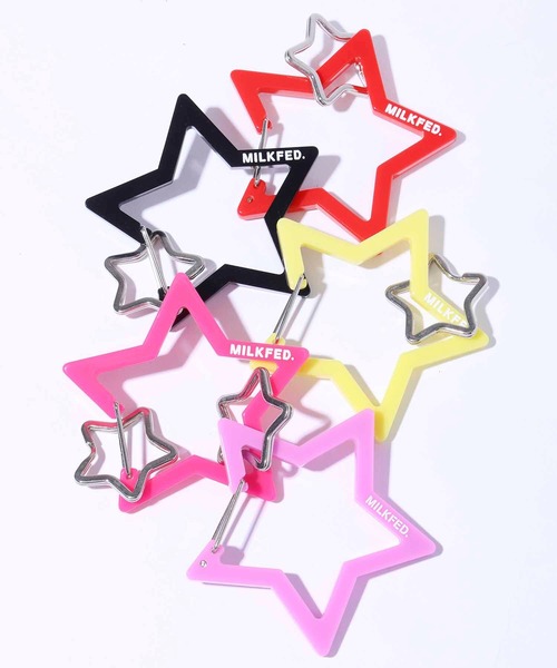 MILKFED.(ミルクフェド)の「NEO STAR CARABINER(キーホルダー・レディース・ブラック/ブラウン/レッド/ピンク/ライトパープル/ライトピンク/ライトイエロー・ONE SIZE)」の14枚目の写真