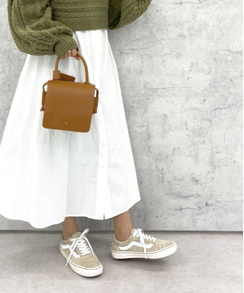 apres jour mignon(アプレジュールミニョン)の「【apresjour mignon×ARIAZ】スクエアショルダーバッグ(ショルダーバッグ・レディース・ベージュ/キャメル/ブラック/マスタード・ONESIZE)」の15枚目の写真