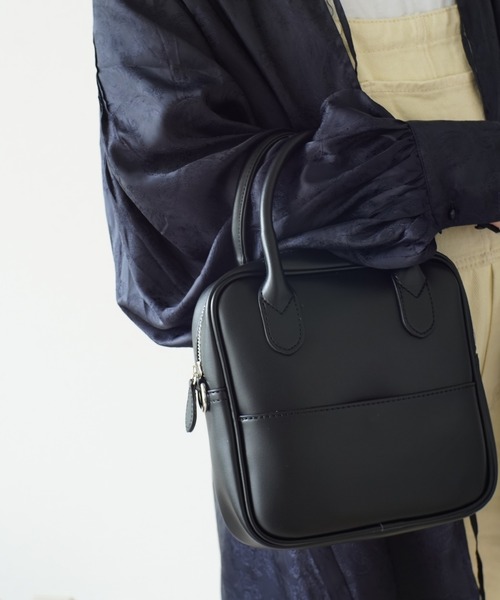 Port（ポート）の「スクエア ミニ ボストン ショルダー トートバッグ #_（ボストンバッグ・レディース・ブラック/オフホワイト/ブラウン・FREE）」の19枚目の写真