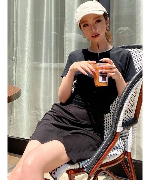 RESEXXY（リゼクシー）の「【IS】コットンキャップ（キャップ・レディース・ブラック/ベージュ・FREE）」の5枚目の写真