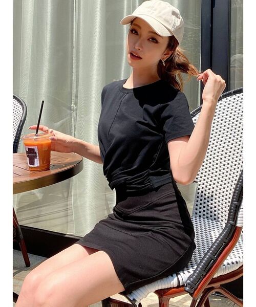 RESEXXY（リゼクシー）の「【IS】コットンキャップ（キャップ・レディース・ブラック/ベージュ・FREE）」の6枚目の写真