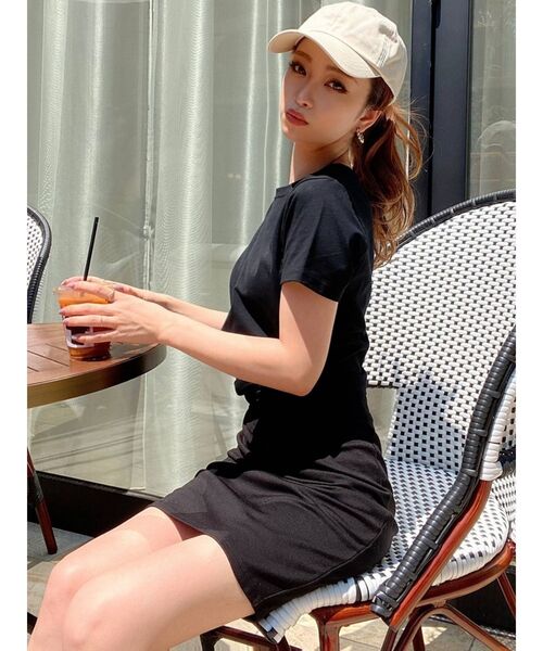 RESEXXY（リゼクシー）の「【IS】コットンキャップ（キャップ・レディース・ブラック/ベージュ・FREE）」の7枚目の写真