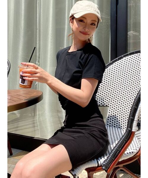 RESEXXY（リゼクシー）の「【IS】コットンキャップ（キャップ・レディース・ブラック/ベージュ・FREE）」の8枚目の写真