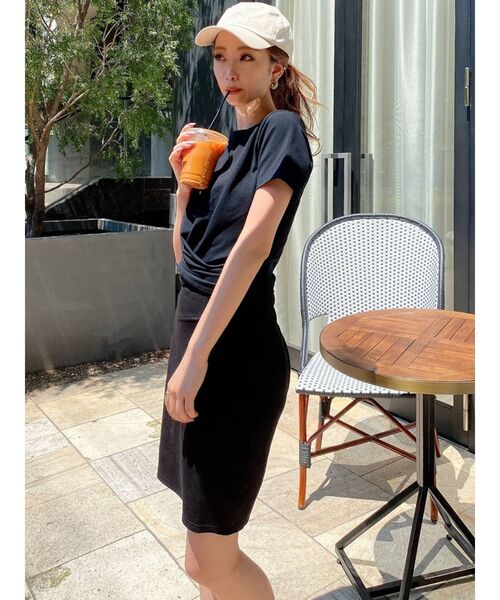 RESEXXY（リゼクシー）の「【IS】コットンキャップ（キャップ・レディース・ブラック/ベージュ・FREE）」の9枚目の写真