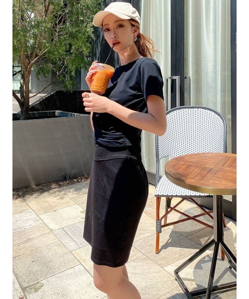 RESEXXY（リゼクシー）の「【IS】コットンキャップ（キャップ・レディース・ブラック/ベージュ・FREE）」の10枚目の写真