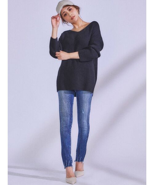 RESEXXY（リゼクシー）の「【IS】コットンキャップ（キャップ・レディース・ブラック/ベージュ・FREE）」の12枚目の写真