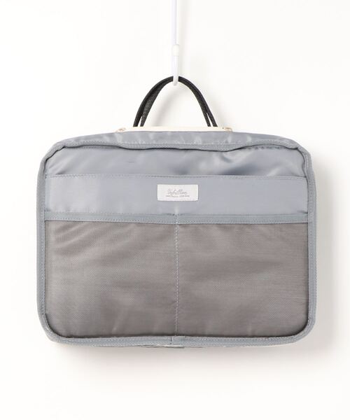 cache cache(カシュ カシュ)の「カシュカシュ cachecache / リバーシブルバッグインバッグL(クラッチバッグ・レディース・ブラック/オレンジ/アイボリー/ベージュ系その他/その他/ホワイト×ブラック・FREE)」の15枚目の写真