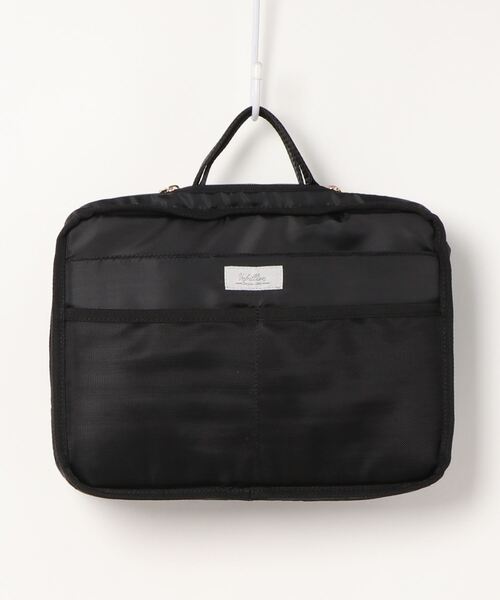 cache cache(カシュ カシュ)の「カシュカシュ cachecache / リバーシブルバッグインバッグL(クラッチバッグ・レディース・ブラック/オレンジ/アイボリー/ベージュ系その他/その他/ホワイト×ブラック・FREE)」の14枚目の写真