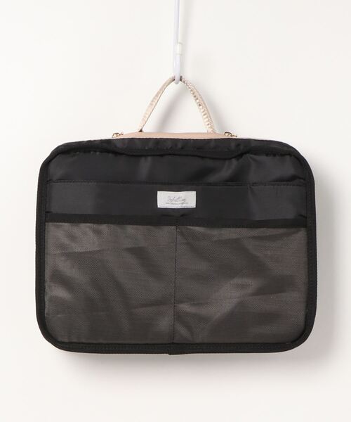 cache cache(カシュ カシュ)の「カシュカシュ cachecache / リバーシブルバッグインバッグL(クラッチバッグ・レディース・ブラック/オレンジ/アイボリー/ベージュ系その他/その他/ホワイト×ブラック・FREE)」の16枚目の写真